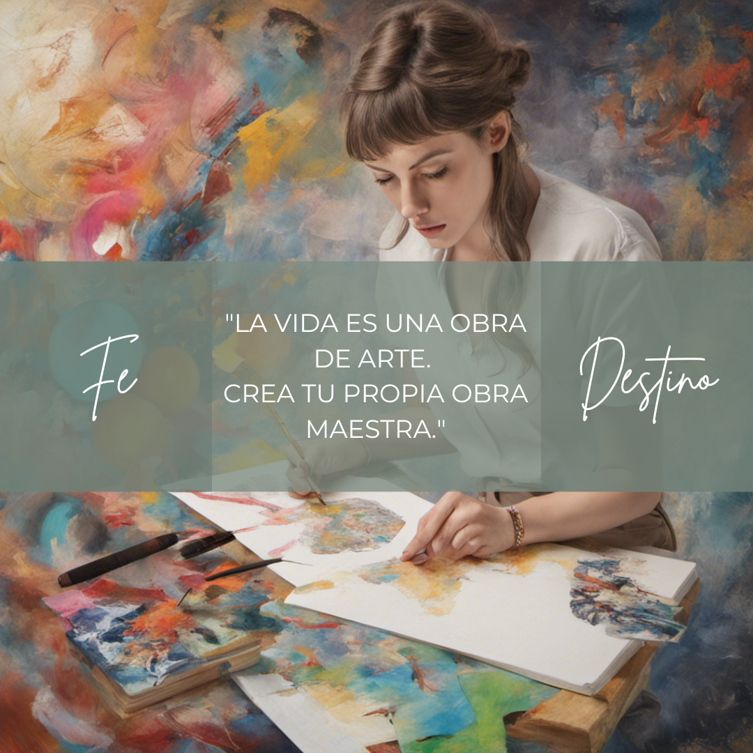 La vida es una obra de arte. Crea tu propia obra maestra