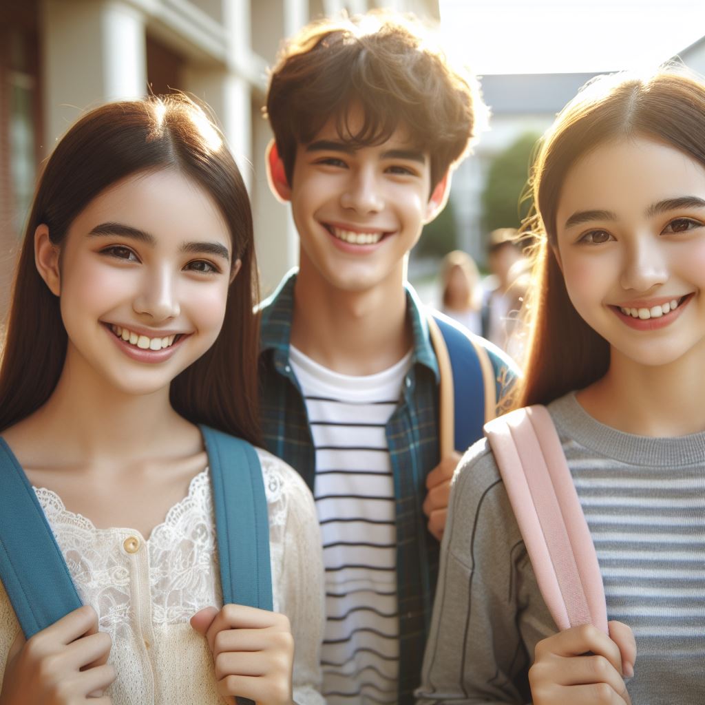 tres jovenes